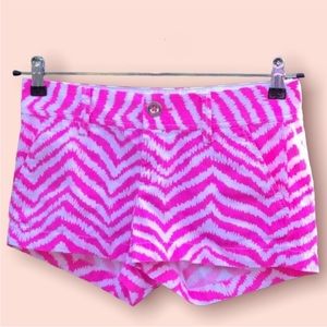 Lilly Pulitzer Zip Up The Walsh Short Size 00